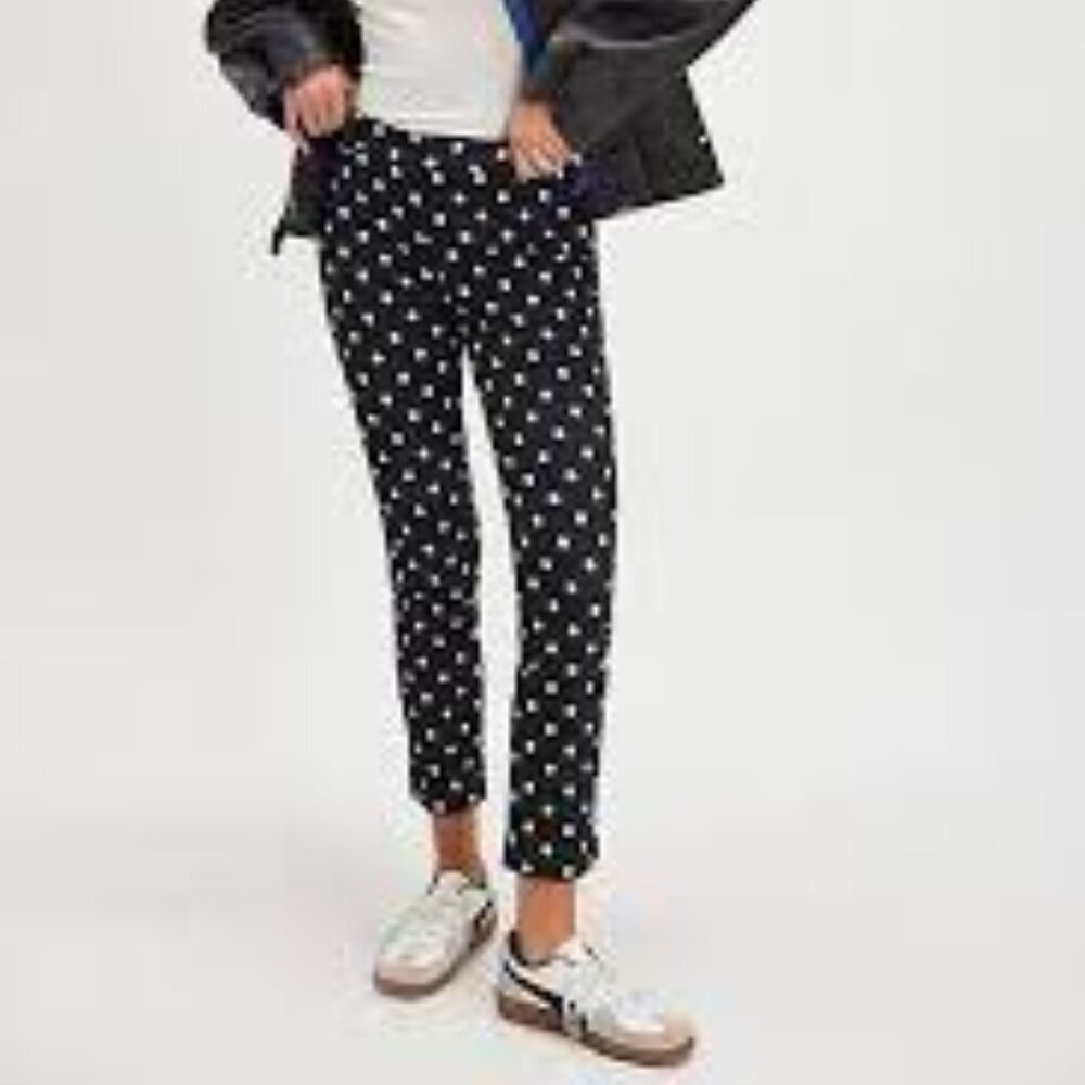 Free People Molly Printed Slim Pants NWT *